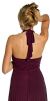 Halter Neck Empire Cut Formal Dress with Bow back